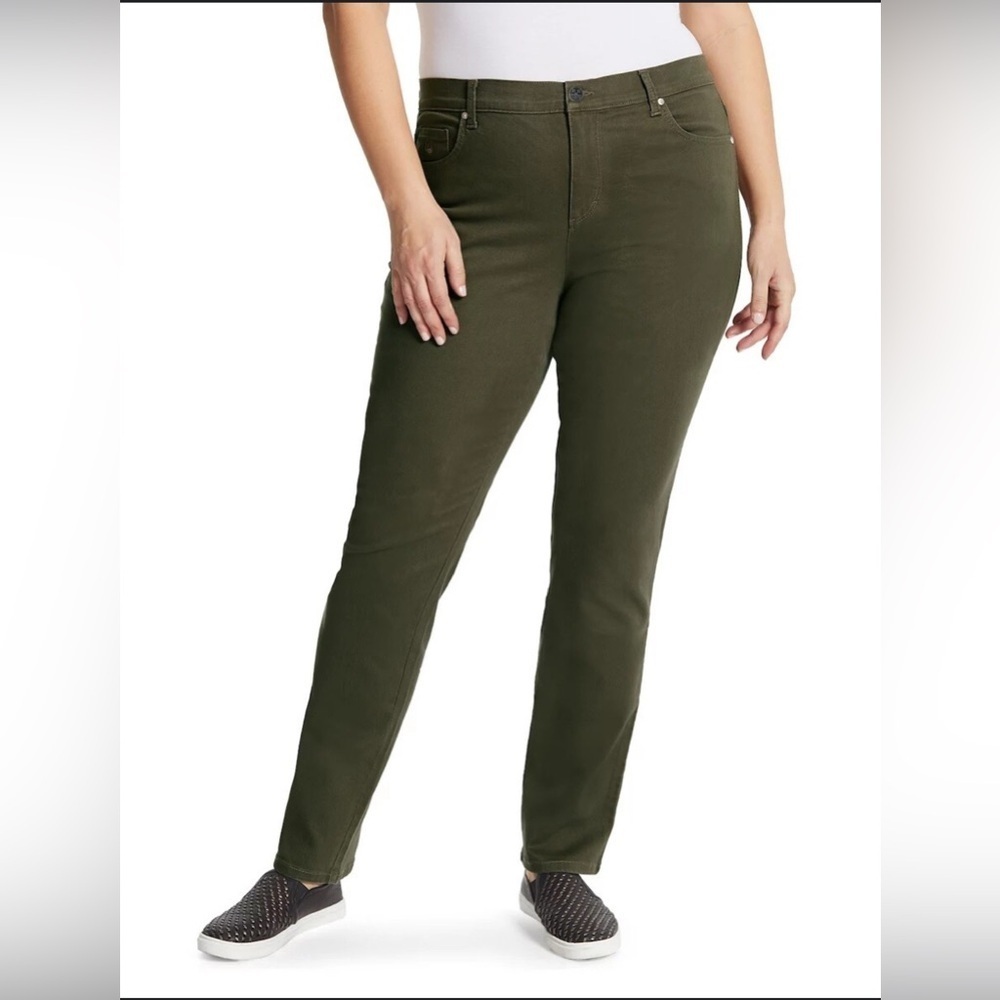 Earl Jeans Green Skinny Jeans Stretch Denim